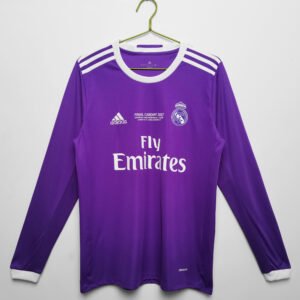 Long Sleeve: 2016/17 Real Madrid Away Jersey