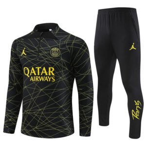 2223 Paris training suit black and yellow [camouflage]