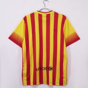 2013/14 Barcelona Away Yellow Retro Jersey