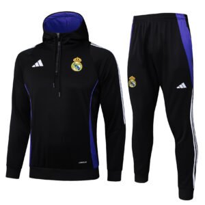 F612# Half-pull jacket: 24-25 hat Real Madrid black