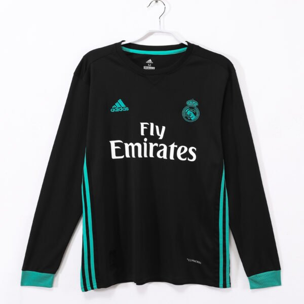 Long sleeve: 2017/18 Real Madrid Away Retro Jersey