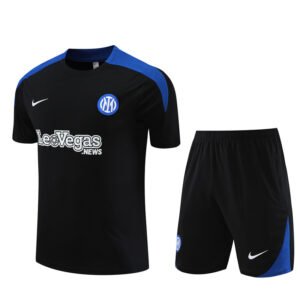2425 Inter Milan Training T-shirt, Black, Short Sleeve