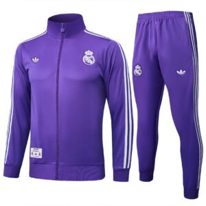 Long Pull Jacket: 25-26 Real Madrid Purple Retro Edition
