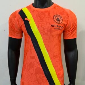 Players 2025-26 Manchester City orange jersey