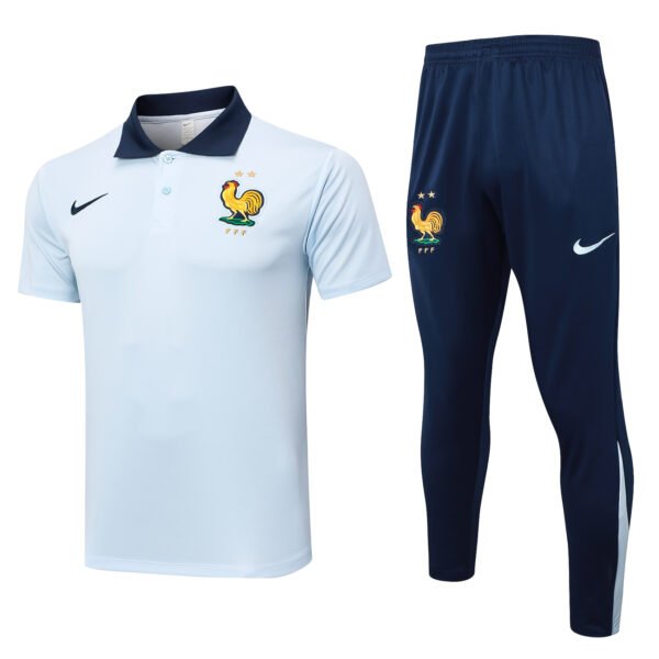 C1103# POLO training suit: 24-25 France Light Blue