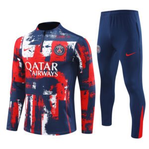 2425 Paris training suit red and blue [camouflage]