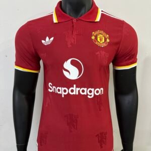 Players 2025-26 Manchester United dark pattern red jersey