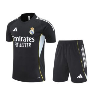 2526 Short Sleeve Real Madrid Training Shirt Black