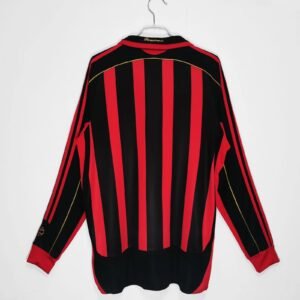 Long sleeves: 2006/07 AC Milan Home Jersey