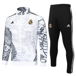 Long pull jacket: 23-24 Real Madrid White (Inkjet Dragon)