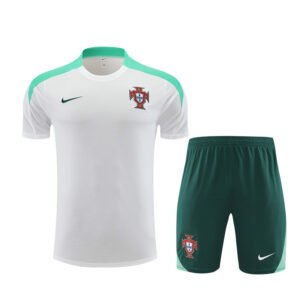 2425 Short Sleeve Portugal Training Suit, White