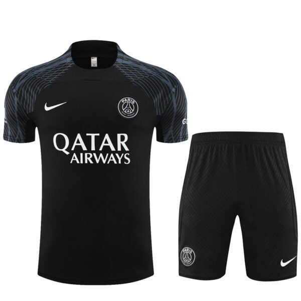 2324 Paris Saint-Germain Training T-shirt, Black, Short Sleeve