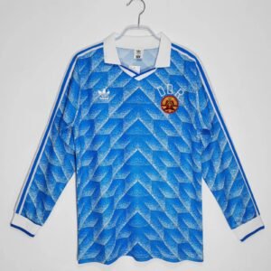Long sleeve: 1988 East Germany Home Retro Jersey