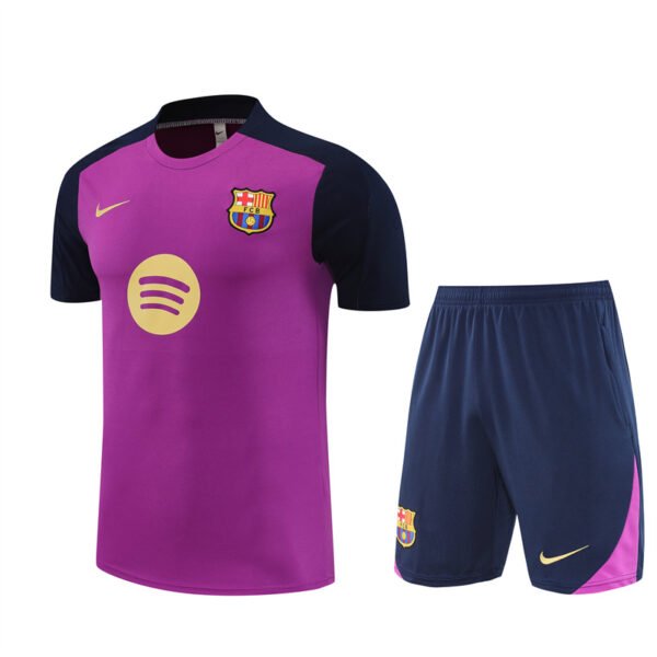 25-26 Short Sleeve Barcelona Training Shirt Purple