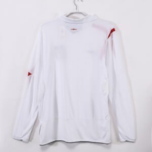 Long Sleeve: 2006 England Home Retro Jersey
