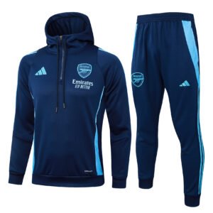 F607# Half-pull jacket: 24-25 hat Arsenal Royal Blue
