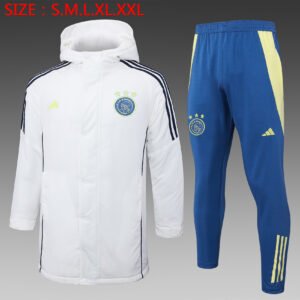 G188# Cotton training suit: 24-25 Ajax White