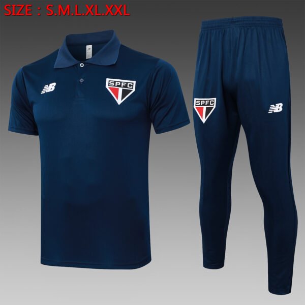 C1117# POLO training suit: 24-25 Sao Paulo Blue