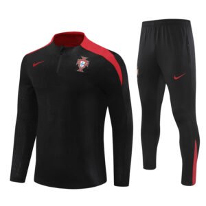 2425 Portugal training uniform black [player version]