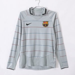 Long sleeve: 2003/04 Barcelona away retro jersey