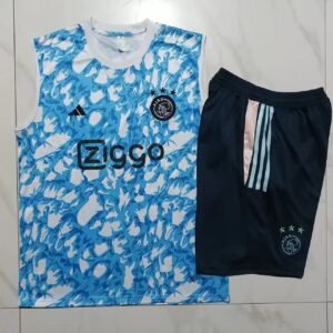 D906# Training vest: 23-24 Ajax light blue (inkjet)