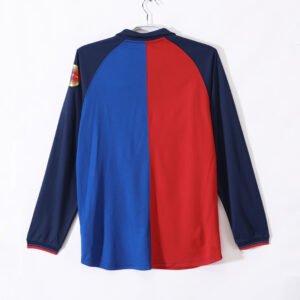 Long sleeve: 1999/00 Barcelona home centenary retro jersey
