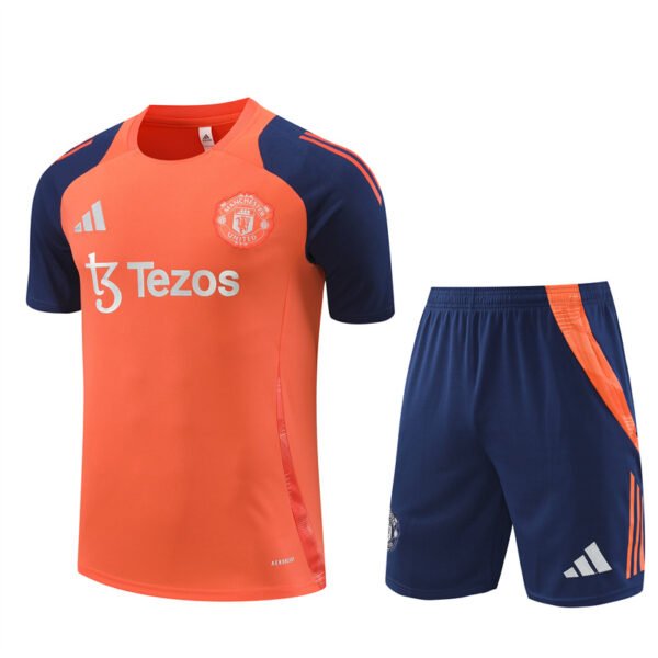 2425 Short Sleeve Manchester United Training Shirt Orange